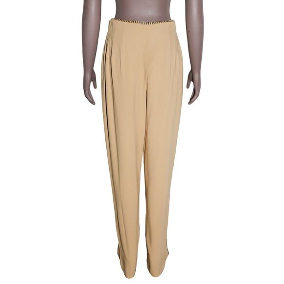 Dana Buchman‎ High Waisted Trousers Work Office Pants Size Mediumwide leg pants - Picture 2 of 3